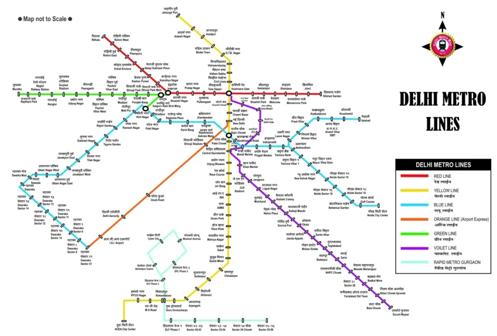 Delhi Metro Map